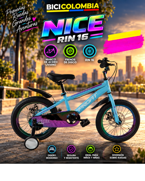 Bicicleta Profit Nice Rin 16 Chromix
