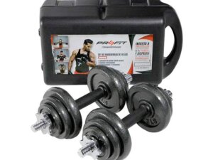 Set De Mancuernas En Acero De 40 Lbs